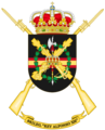 Former Coat of Arms of the 2nd Spanish Legion Brigade King Alfonso XIII (Cross of Burgundy)