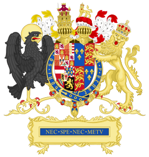 Archivo:Full Ornamented Coat of arms of Philip II of Spain (1556–1558)