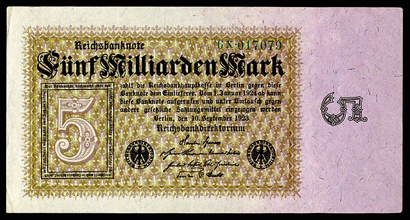 GER-115-Reichsbanknote-5 Billion Mark (1923)