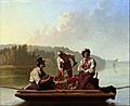 George Caleb Bingham - Boatmen on the Missouri - Google Art Project