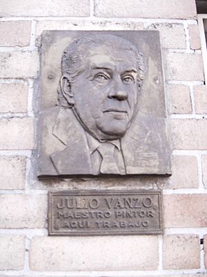 Archivo:Julio Vanzo, placa casa