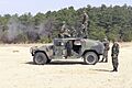 M1025 HMMWV firing M2HB