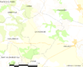 Map commune FR insee code 11072