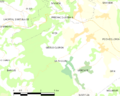 Map commune FR insee code 64244