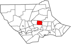 Map of Lycoming County Pennsylvania Highlighting Eldred Township.png
