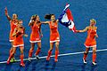 Netherlands womens hockey celebrate - 2012 Olympics