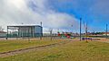 Pista de pádel y parque en Topas