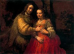 Rembrandt La novia judia 1667