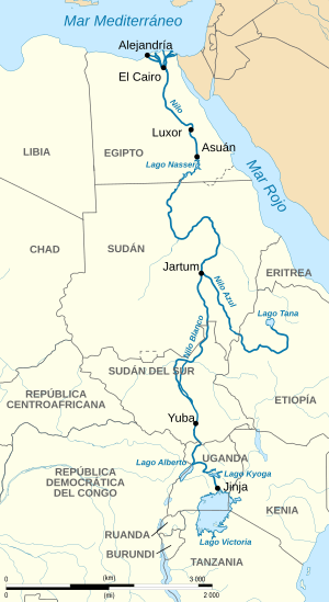 Archivo:River Nile map-es