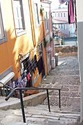 Rua escalada no bairro das Fontaínhas - Setúbal2