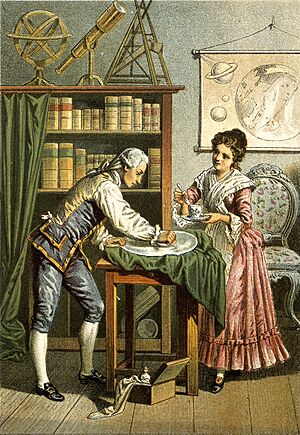 Archivo:Sir William Herschel and Caroline Herschel. Wellcome V0002731 (cropped)