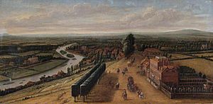 Archivo:The Terrace and View from Richmond Hill, Surrey, Leonard Knyff