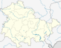 Thuringia location map
