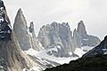 Torres del Paine from Lake Pehoé