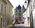 Vic-sur-Aisne rue de Fontenoy débouchant sur donjon 1a