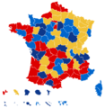 Élection présidentielle de 2017 par département T1 2ème