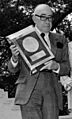 018572-012 ENTREGA DE PRENSA A RODOLFO USIGLI POR SUS 50 AÑOS DE ESCRITOR EN EL MONUMENTO A JUVENTINO ROSAS EN CHAPULTEPEC SEPTIEMBRE 25 1977 (45398998854) (cropped)