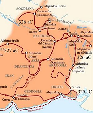Archivo:Alejandro Magno campaign 4 battles of Alexander The Great