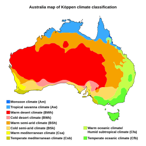 Archivo:Australia map of Köppen climate classification