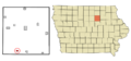 Butler County Iowa Incorporated and Unincorporated areas Aplington Highlighted