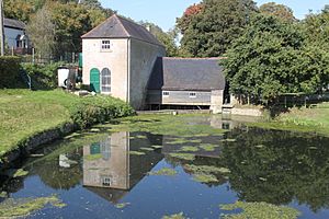 Archivo:Claverton Pumping Station with millpond