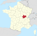 Département 71 in France 2016