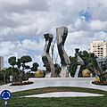 Entrance to Or Yehuda, artist Lev Abramzon
