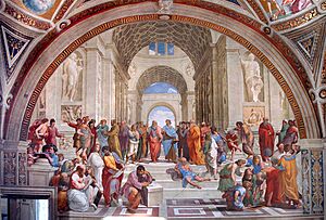 Archivo:Escola de Atenas - Vaticano 2