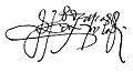Firma de Pedro Arias Dávila