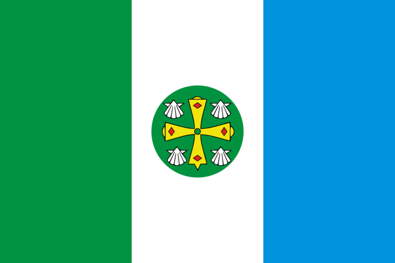 Flag of Samos, Galicia