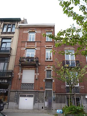 Archivo:Geburtshaus Hergé rue Philippe-Baucq 33