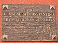 General Constantino-Placa Infanta