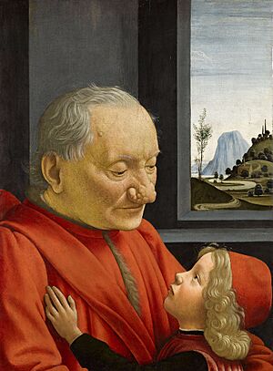 Archivo:Ghirlandaio, Domenico - An Old Man and His Grandson - Louvre - Google Art Project