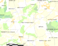 Map commune FR insee code 14588
