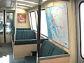 Map in BART B car, June 2004