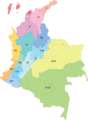 Mapa gastronómico de Colombia