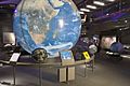 Naturalis Biodiversity Center - Museum - Exhibition Earth 08 - Huge globe with Africa showing, overview