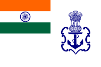 Archivo:Naval Ensign of India (2001–2004)