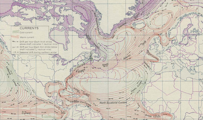 Archivo:Ocean currents 1943 Gulf Stream