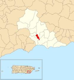 Patillas barrio-pueblo, Patillas, Puerto Rico locator map.png