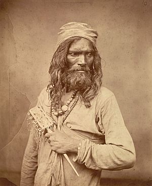 Archivo:Portrait of a Muslim ascetic (fakir) in Eastern Bengal in the 1860s