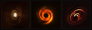 Archivo:Protoplanetary discs observed with SPHERE