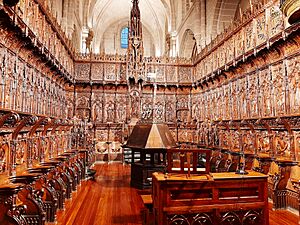Archivo:Sillería de la catedral de Zamora