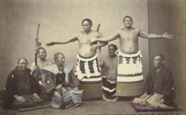 Archivo:Sumo-Yokozuna-Shiranui-and-Kimenzan-1869