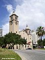 The Corpus Christi cathedral on Upper Broadway in downtown Corpus Christi, TX.
