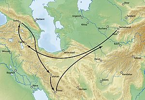 Archivo:Timur West Persia campaign