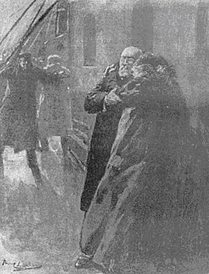 Archivo:Titanic Straus Isidore & Ida last moments
