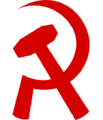 Trotsky tomb hammer and sickle
