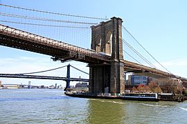 USA-NYC-Brooklyn Bridge from East River0