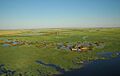 Village in caprivi flood plain